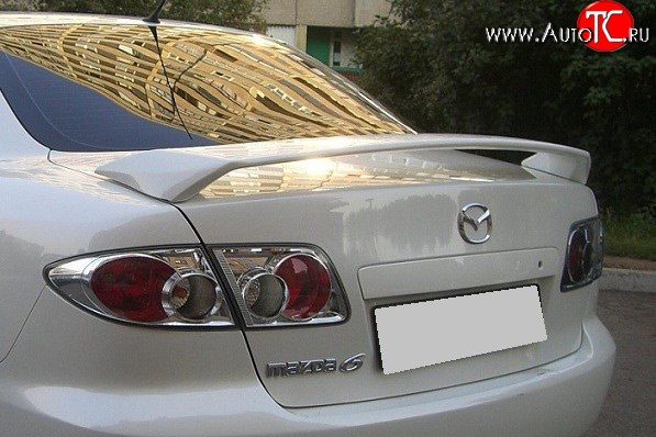 4 799 р. Спойлер RS Mazda 6 GG седан дорестайлинг (2002-2005) (Неокрашенный)  с доставкой в г. Калуга