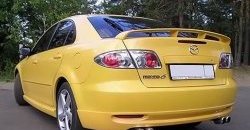 Накладка заднего бампера AERO  Mazda (Мазда) 6  GG (2002-2005) GG лифтбэк дорестайлинг, седан дорестайлинг