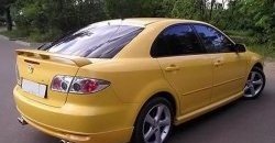 8 149 р. Пороги накладки AERO Mazda 6 GG лифтбэк дорестайлинг (2002-2005) (Неокрашенные)  с доставкой в г. Калуга. Увеличить фотографию 2