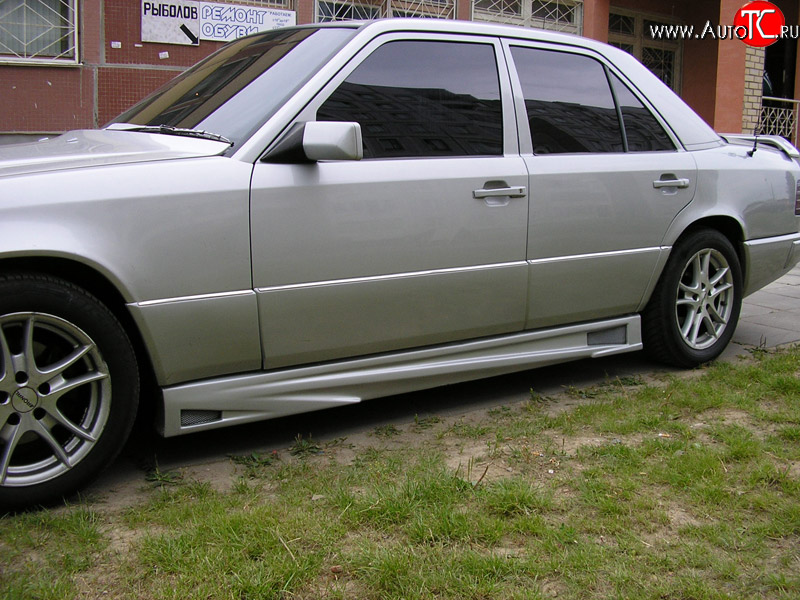 4 699 р. Пороги накладки Elegance Mercedes-Benz E-Class W124 седан дорестайлинг (1984-1993)  с доставкой в г. Калуга