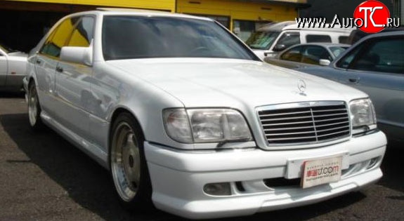 14 149 р. Передний бампер WALD Mercedes-Benz S class W140 Седан (1991-1998) (Неокрашенный)  с доставкой в г. Калуга