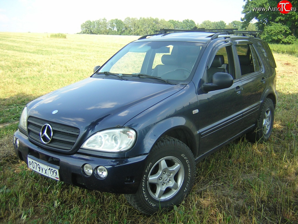 5 199 р. Передний бампер MT Mercedes-Benz ML class W163 дорестайлинг (1997-2001) (Неокрашенный)  с доставкой в г. Калуга