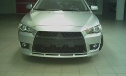 22 899 р. Передний бампер Standart Plus Mitsubishi Lancer 10 седан дорестайлинг (2007-2010) (Неокрашенный)  с доставкой в г. Калуга. Увеличить фотографию 3