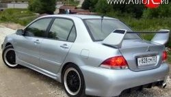 4 099 р. Пороги накладки Underground Mitsubishi Lancer 9 2-ой рестайлинг седан (2005-2009) (Неокрашенные)  с доставкой в г. Калуга. Увеличить фотографию 2