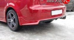 4 999 р. Накладка Zodiak под одинарный выхлоп на задний бампер  Mitsubishi Lancer  10 (2007-2017) (Неокрашенная)  с доставкой в г. Калуга. Увеличить фотографию 5