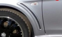 2 349 р. Комплект жабер на передние крылья Evo Mitsubishi Lancer 10 седан дорестайлинг (2007-2010) (Неокрашенный)  с доставкой в г. Калуга. Увеличить фотографию 1