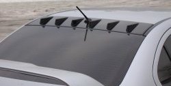 2 449 р. Аэродинамический рассекатель Zodiak Generator на крышу  Mitsubishi Lancer  10 (2007-2017) (Неокрашенный)  с доставкой в г. Калуга. Увеличить фотографию 2