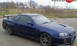 17 249 р. Пластиковый капот GTR Nissan Skyline R34 (1999-2002) (Неокрашенный)  с доставкой в г. Калуга. Увеличить фотографию 3