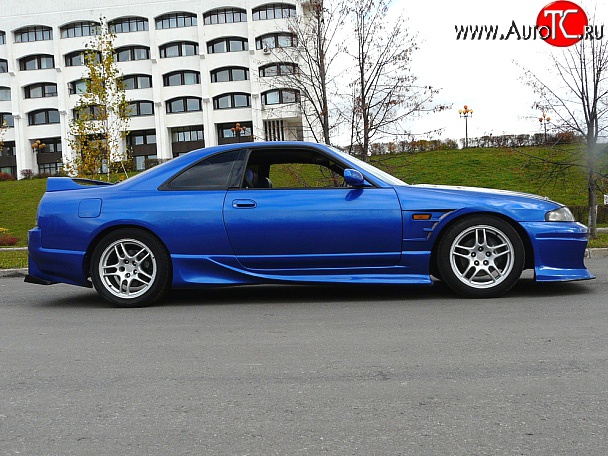 11 649 р. Пороги накладки DoLuck Nissan Skyline R33 (1993-1998) (Неокрашенные)  с доставкой в г. Калуга