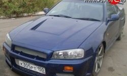 9 549 р. Передний бампер GTR Nissan Skyline R33 (1993-1998) (Неокрашенный)  с доставкой в г. Калуга. Увеличить фотографию 2