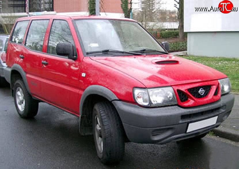 8 149 р. Передний бампер Standart Nissan Terrano2 R20 2-ой рестайлинг (1999-2006) (Неокрашенный)  с доставкой в г. Калуга