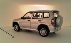 4 199 р. Комплект накладок на двери Dakar  Chevrolet Niva  2123 (2009-2020), Лада 2123 (Нива Шевроле) (2009-2021) (Неокрашенные)  с доставкой в г. Калуга. Увеличить фотографию 3