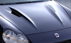 21 699 р. Пластиковый капот Techart Magnum I Porsche Cayenne 955 (2002-2006) (Неокрашенный)  с доставкой в г. Калуга. Увеличить фотографию 2