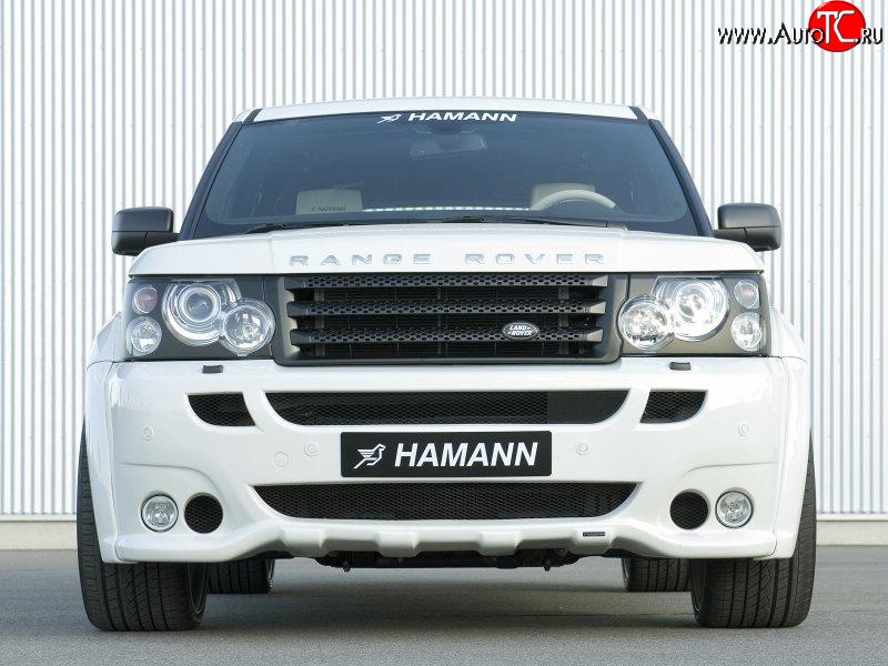34 999 р. Передний бампер HAMMAN  Land Rover Range Rover Sport  1 L320 (2005-2009) (Неокрашенный)  с доставкой в г. Калуга