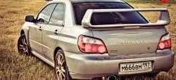 6 599 р. Спойлер Subaru WRX Subaru Impreza GD седан дорестайлинг (2000-2002) (Неокрашенный)  с доставкой в г. Калуга. Увеличить фотографию 2