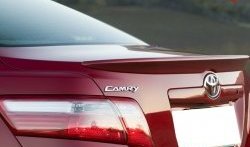 3 199 р. Лип спойлер Style Toyota Camry XV40 рестайлинг (2009-2011) (Неокрашенный)  с доставкой в г. Калуга. Увеличить фотографию 1