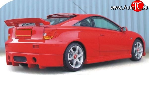 4 399 р. Накладка заднего бампера CarZone MK2 Toyota Celica T230 (1999-2006)  с доставкой в г. Калуга