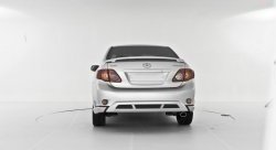 2 699 р. Накладка заднего бампера RS Toyota Corolla E150 седан дорестайлинг (2006-2010) (Неокрашенная)  с доставкой в г. Калуга. Увеличить фотографию 2