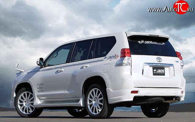 12 799 р. Накладки заднего бампера JAOS  Toyota Land Cruiser Prado  J150 (2009-2013) (Неокрашенная)  с доставкой в г. Калуга