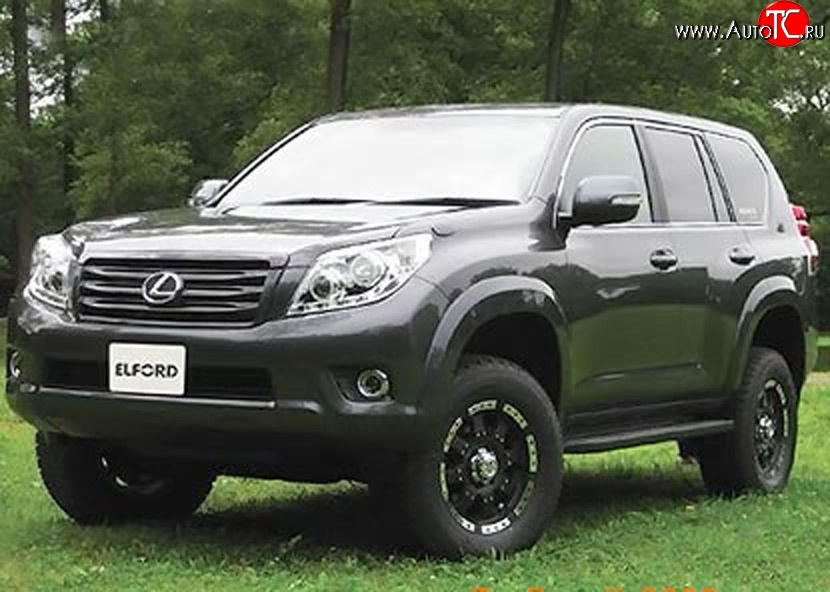 23 049 р. Арки крыльев ELFORD Toyota Land Cruiser Prado J150 дорестайлинг (2009-2013) (Неокрашенные)  с доставкой в г. Калуга