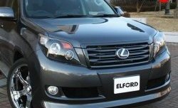 23 899 р. Передний бампер ELFORD  Toyota Land Cruiser Prado  J150 (2009-2013) (Неокрашенный)  с доставкой в г. Калуга. Увеличить фотографию 1