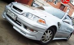 3 649 р. Накладка Concept на передний бампер Toyota Mark 2 X100 седан (1996-2000) (Неокрашенная)  с доставкой в г. Калуга. Увеличить фотографию 3