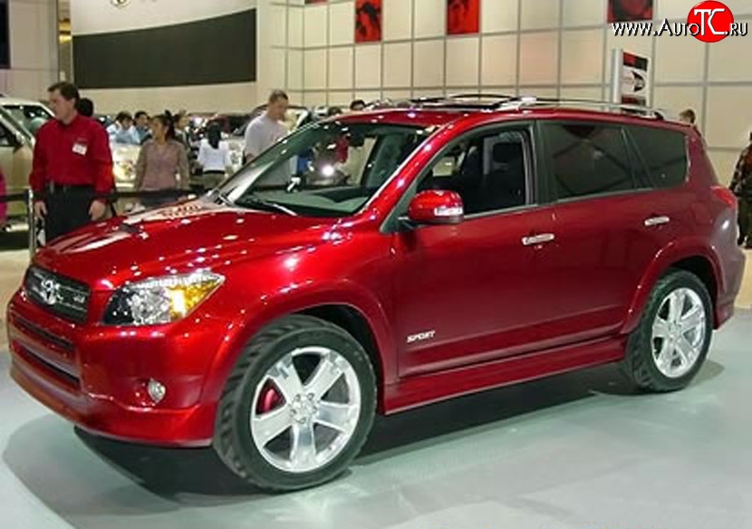 9 599 р. Пороги накладки ORIGINAL Toyota RAV4 XA305 5 дв. дорестайлинг (2005-2009) (Неокрашенные)  с доставкой в г. Калуга