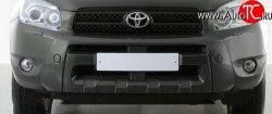 2 899 р. Накладка переднего бампера Toyota RAV4 XA305 5 дв. дорестайлинг (2005-2009) (Неокрашенная)  с доставкой в г. Калуга. Увеличить фотографию 3