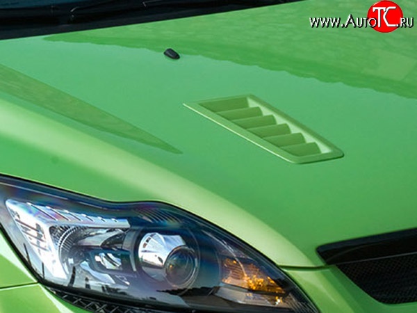 2 499 р. Комплект жабер на капот RS (под окраску) Toyota Highlander XU50 дорестайлинг (2013-2017) (Неокрашенные)  с доставкой в г. Калуга