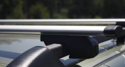 4 099 р. Комплект аэродинамических поперечин Aero на рейлинги с уменьшенным сопротивлением воздуха Honda Insight 2 ZE2 рестайлинг (2011-2014) (цвет: серебристый)  с доставкой в г. Калуга. Увеличить фотографию 2