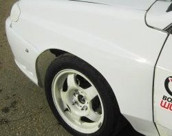 4 149 р. Передние крылья Subaru-Style Лада 2115 (1997-2012) (Неокрашенные)  с доставкой в г. Калуга. Увеличить фотографию 4
