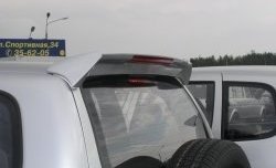2 199 р. Спойлер 3H  Chevrolet Niva  2123 (2002-2020), Лада 2123 (Нива Шевроле) (2002-2021), Лада Нива Трэвел (2021-2024) (С красным стоп-сигналом, Неокрашенный)  с доставкой в г. Калуга. Увеличить фотографию 1