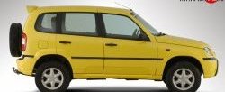 4 499 р. Комплект накладок на двери Ниагара  Chevrolet Niva  2123 (2002-2008), Лада 2123 (Нива Шевроле) (2002-2008) (Неокрашенные)  с доставкой в г. Калуга. Увеличить фотографию 2