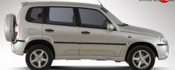1 999 р. Пороги накладки Ниагара 2  Chevrolet Niva  2123 (2002-2008), Лада 2123 (Нива Шевроле) (2002-2008) (Неокрашенные)  с доставкой в г. Калуга. Увеличить фотографию 1