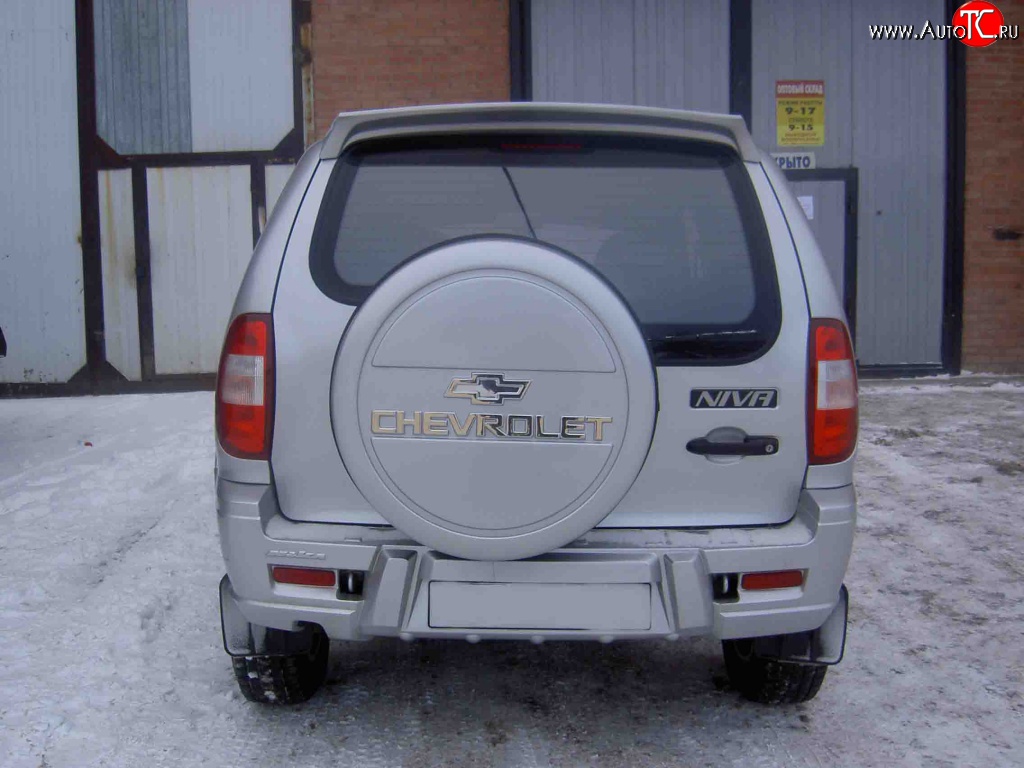 2 299 р. Чехол запасного колеса Chevrolet Chevrolet Niva 2123 дорестайлинг (2002-2008) (Неокрашенный)  с доставкой в г. Калуга