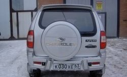 2 299 р. Чехол запасного колеса Chevrolet  Chevrolet Niva  2123 (2002-2020), Лада 2123 (Нива Шевроле) (2002-2021), Лада Нива Трэвел (2021-2024) (Неокрашенный)  с доставкой в г. Калуга. Увеличить фотографию 3