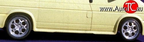 8 399 р. Пороги накладки с арками Varta Volkswagen Caravelle T4 рестайлинг (1995-2003) (Короткая база)  с доставкой в г. Калуга