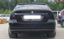 4 999 р. Накладка заднего бампера AC SHNITZER  BMW 3 серия  E90 (2004-2008) (Неокрашенный)  с доставкой в г. Калуга. Увеличить фотографию 2