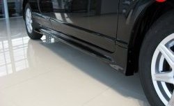 4 499 р. Пороги накладки Mugen Honda Civic 8 FD рестайлинг седан (2009-2011) (Неокрашенные)  с доставкой в г. Калуга. Увеличить фотографию 2