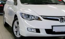 999 р. Реснички Mugen Honda Civic 8 FD рестайлинг седан (2009-2011) (Неокрашенные)  с доставкой в г. Калуга. Увеличить фотографию 3