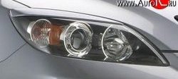 859 р. Реснички Style V2 Mazda 3/Axela BK рестайлинг, хэтчбэк (2006-2009) (Неокрашенные)  с доставкой в г. Калуга. Увеличить фотографию 2