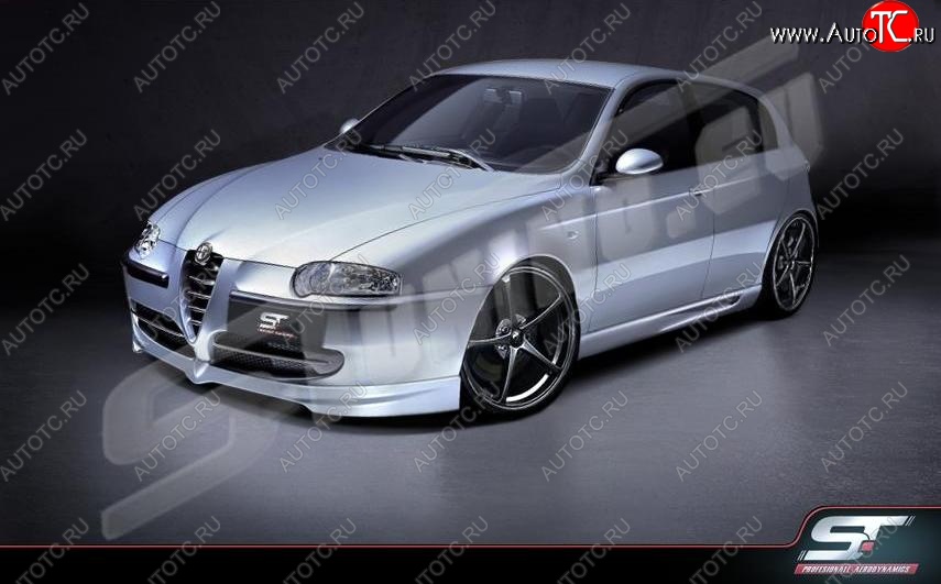 13 299 р. Накладка на передний бампер ST Alfa Romeo 145 930A дорестайлинг (1994-1999)  с доставкой в г. Калуга