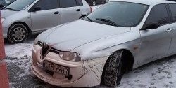 13 499 р. Передний бампер CT v2  Alfa Romeo 156  932 (1996-2003) дорестайлинг, седан, дорестайлинг, универсал, 1 рестайлинг, седан, 1 рестайлинг, универсал (Неокрашенный)  с доставкой в г. Калуга. Увеличить фотографию 3