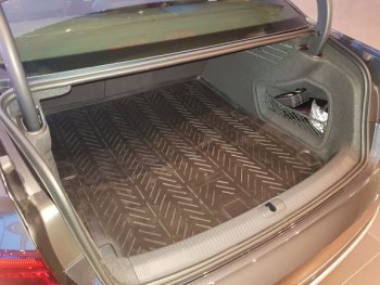 1 469 р. Коврик в багажник Aileron  Audi A4  B9 (2016-2020)  с доставкой в г. Калуга. Увеличить фотографию 2