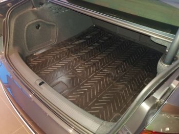 1 469 р. Коврик в багажник Aileron  Audi A4  B9 (2016-2020)  с доставкой в г. Калуга. Увеличить фотографию 3