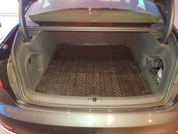 1 469 р. Коврик в багажник Aileron  Audi A4  B9 (2016-2020)  с доставкой в г. Калуга. Увеличить фотографию 1