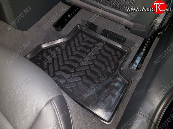 1 899 р. Комплект ковриков в салон Aileron 3D (с подпятником)  Audi A4  B9 (2016-2020)  с доставкой в г. Калуга