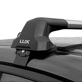 12 498 р. Багажник в сборе в обхват дверного проема LUX CITY  Audi A4  B9 (2016-2020) (черные дуги, длина 105 см)  с доставкой в г. Калуга. Увеличить фотографию 3