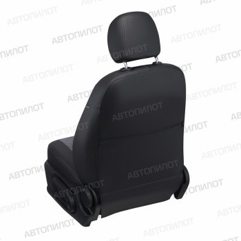 13 999 р. Чехлы сидений (экокожа/алькантара, сплошная) Автопилот Ромб  Audi A4 ( B6,  B7) (2000-2008) (черный/серый)  с доставкой в г. Калуга. Увеличить фотографию 3