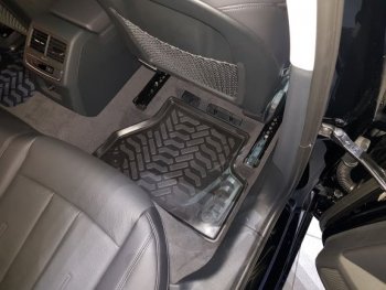2 599 р. Комплект ковриков в салон Aileron 3D (с подпятником)  Audi A5  F5 (2016-2020)  с доставкой в г. Калуга. Увеличить фотографию 1